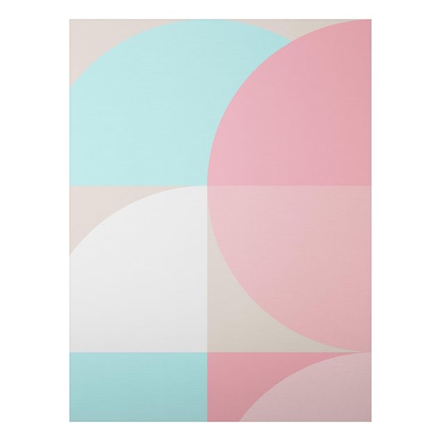 Quadros padrões Scandinavian Shapes In Pastel ll