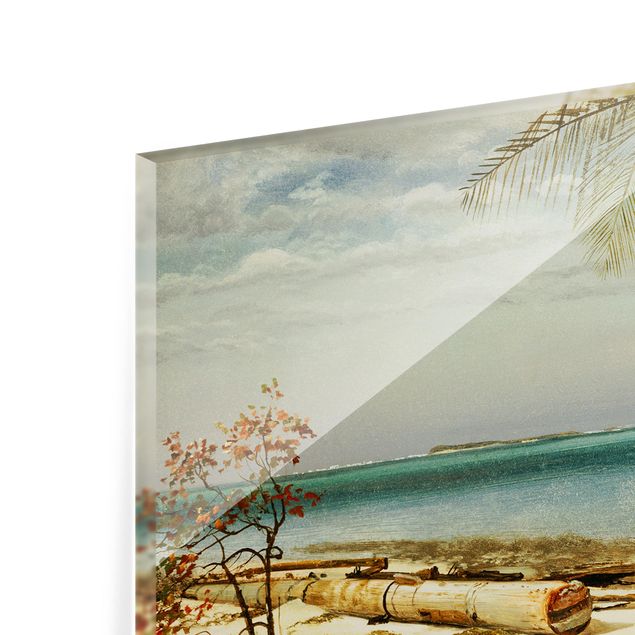 Painel anti-salpicos de cozinha Albert Bierstadt - Coast In The Tropics