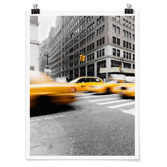 Posters cidades e paisagens urbanas Bustling New York