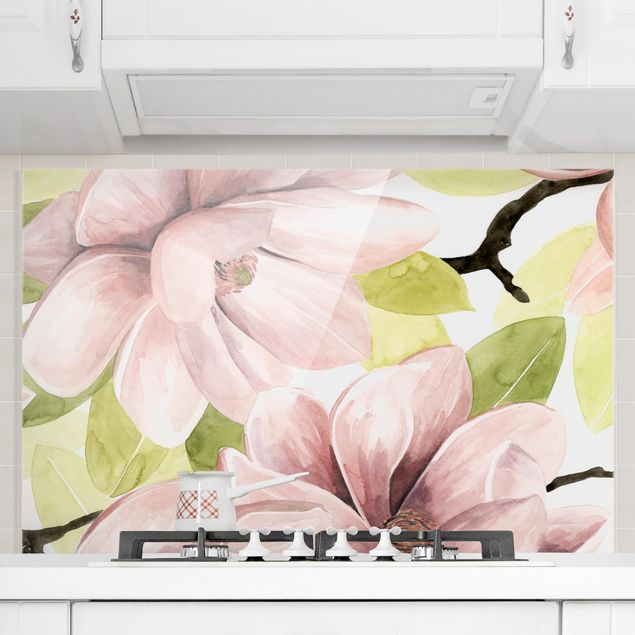 decoraçao para parede de cozinha Magnolia Blush II