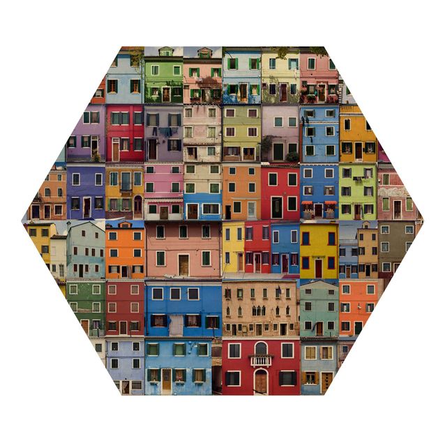 Quadros hexagonais Venetian Homes