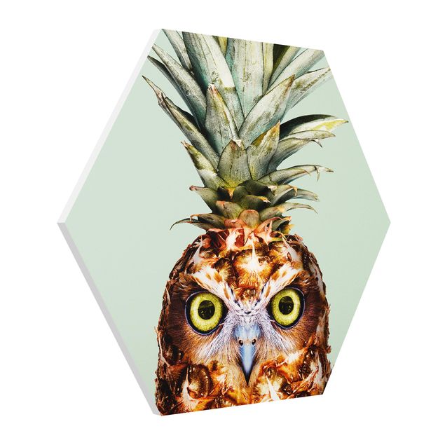 quadros modernos para quarto de casal Pineapple With Owl