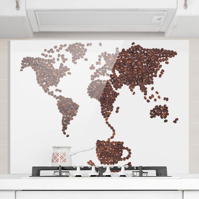 decoraçao cozinha Coffee around the world