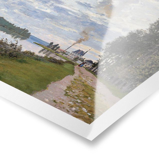 Posters paisagens Claude Monet - The Waterfront At Argenteuil