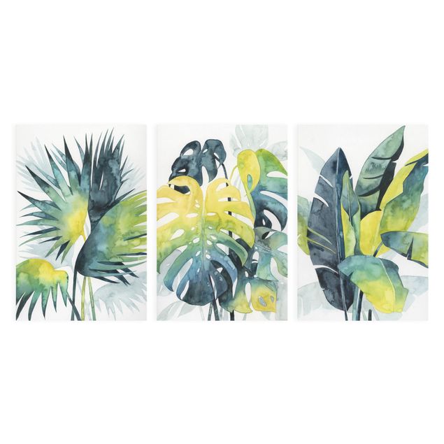 Quadros decorativos Tropical Foliage Set II