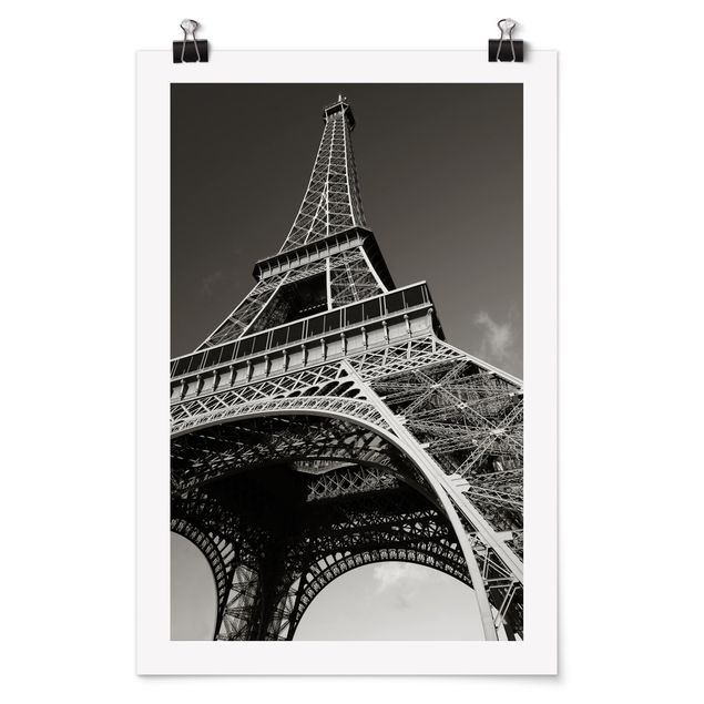 Posters cidades e paisagens urbanas Eiffel tower