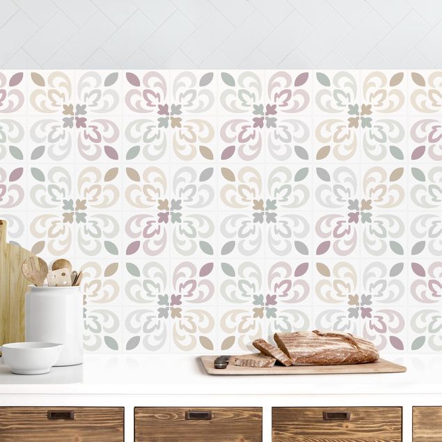 decoraçao para parede de cozinha Geometrical Tiles - Padua