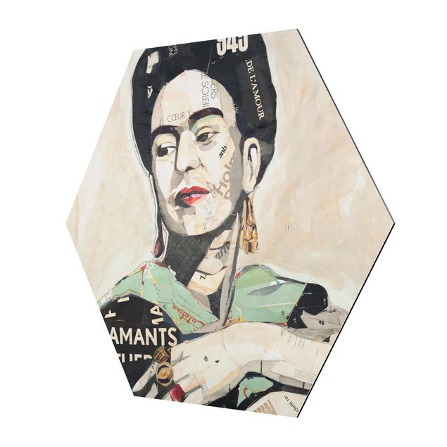 quadros para parede Frida Kahlo - Collage No.4