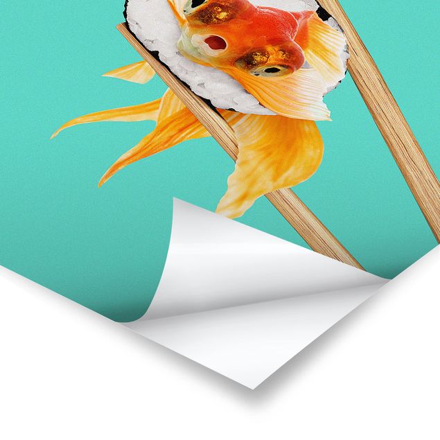Quadros de Jonas Loose Sushi With Goldfish