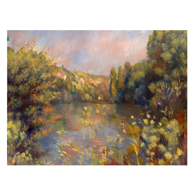 Quadros movimento artístico Impressionismo Auguste Renoir - Lakeside Landscape