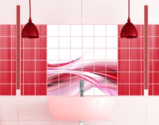 decoraçao para parede de cozinha Pink Dust
