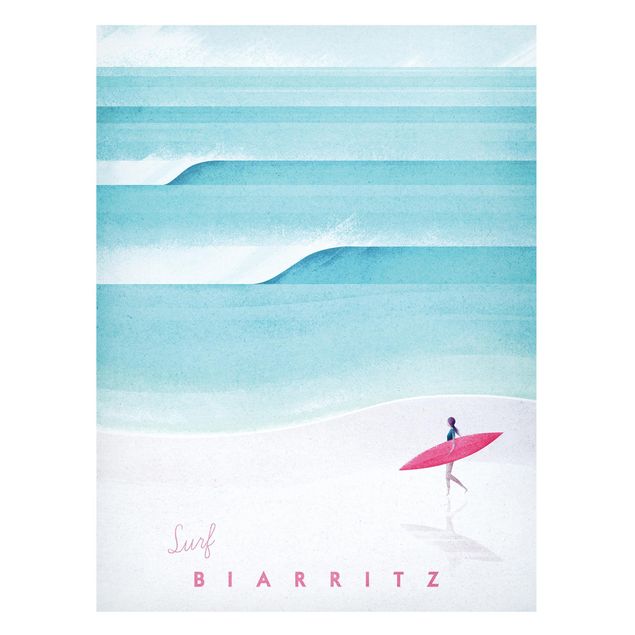 quadro com paisagens Travel Poster - Biarritz