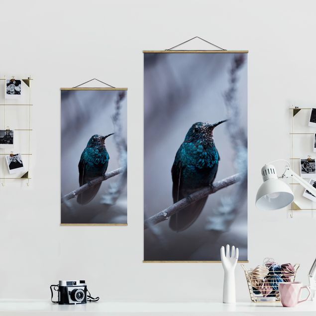decoração quadros Hummingbird In Winter