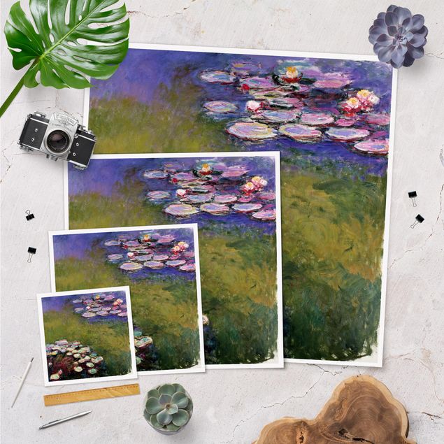 Quadros famosos Claude Monet - Water Lilies
