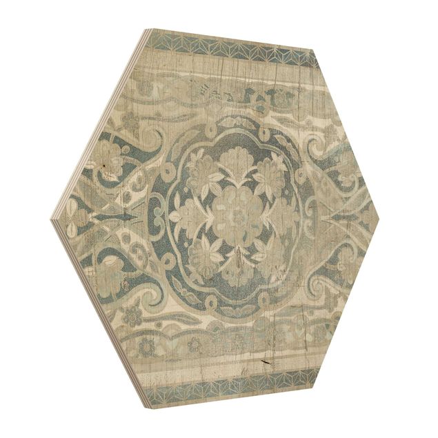 Quadros em madeira Wood Panels Persian Vintage IV
