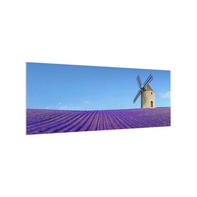 Painel anti-salpicos de cozinha Lavender Fragrance In Provence