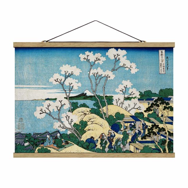 quadros de paisagens Katsushika Hokusai - The Fuji Of Gotenyama