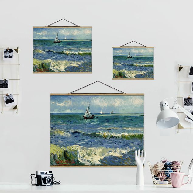 quadro com paisagens Vincent Van Gogh - Seascape Near Les Saintes-Maries-De-La-Mer