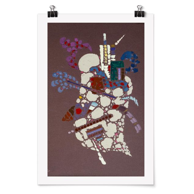 Posters quadros famosos Wassily Kandinsky - Taches Grises (Grey Spots)