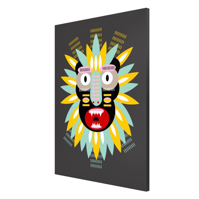 Quadros famosos Collage Ethnic Mask - King Kong