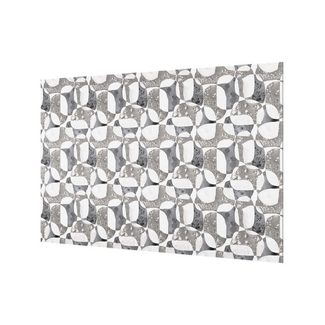 Painel anti-salpicos de cozinha Living Stones Pattern In Grey