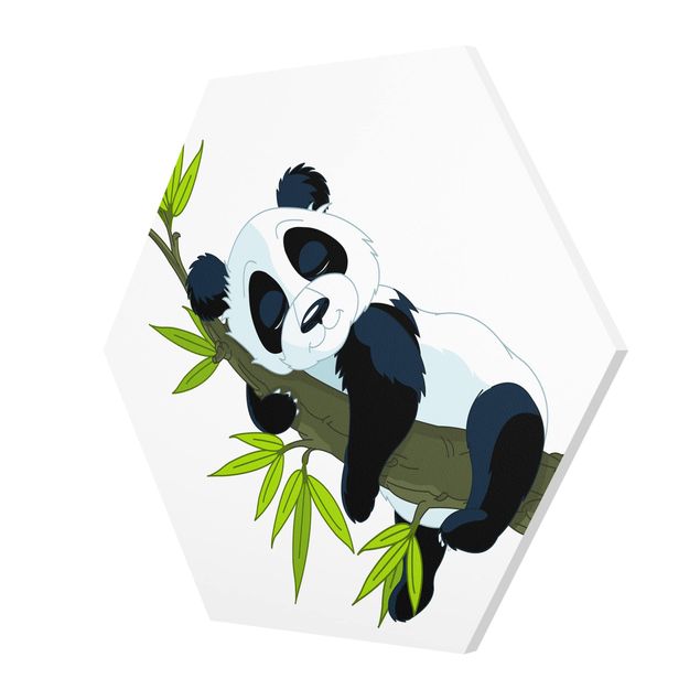 quadros modernos para quarto de casal Sleeping Panda