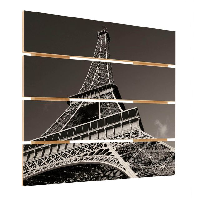 Quadros em madeira Eiffel tower