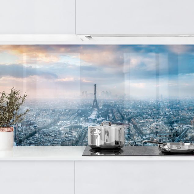 decoraçao para parede de cozinha Winter In Paris