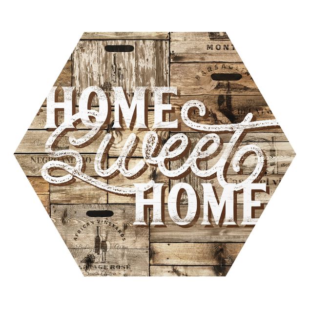 Quadros forex Home sweet Home Wooden Panel