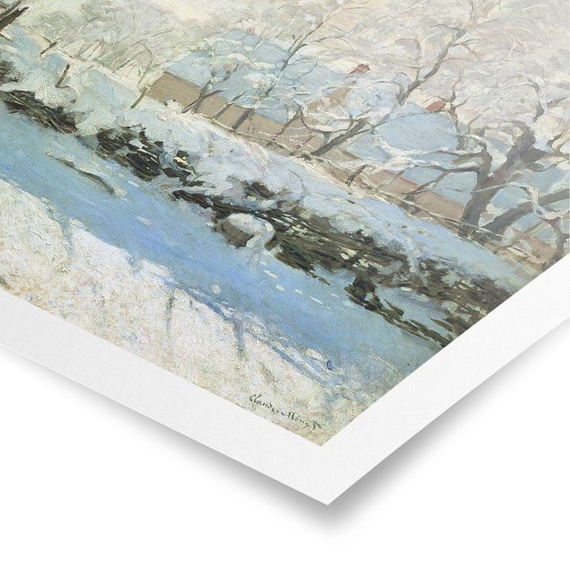 Quadros paisagens Claude Monet - The Magpie