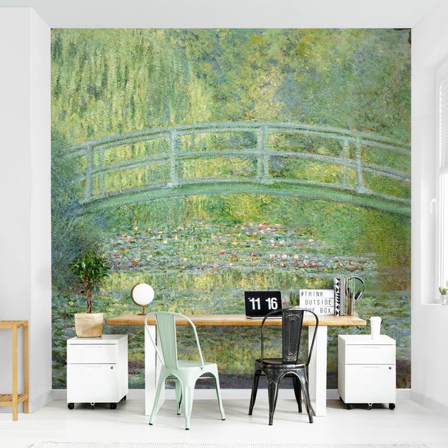Papel de parede cães Claude Monet - Japanese Bridge