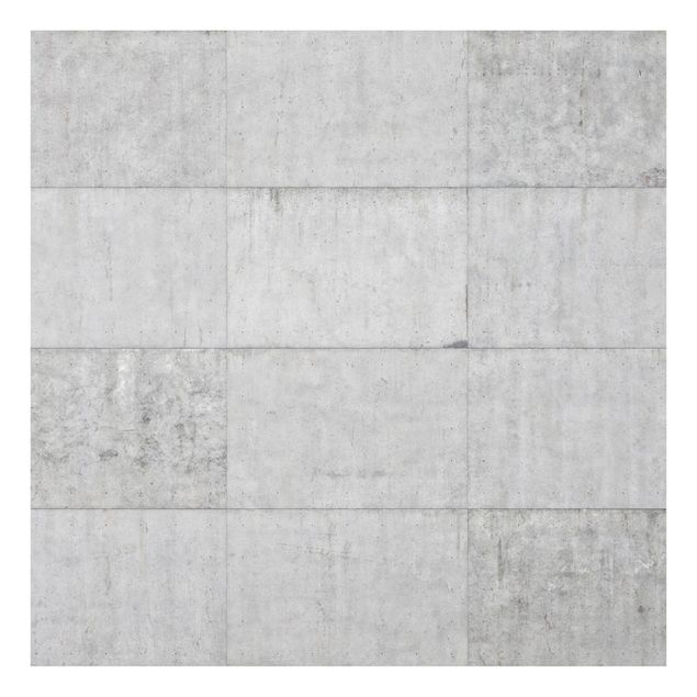 painel anti salpicos cozinha Concrete Tile Look Grey