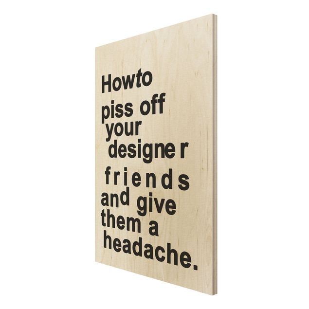 quadros para parede Designers Headache