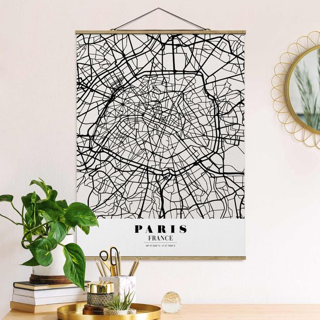 decoraçoes cozinha Paris City Map - Classic