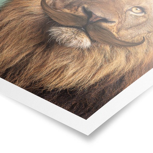 Posters animais Lion With Beard