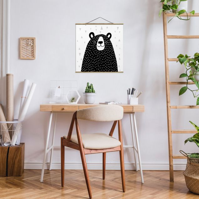 Decoração para quarto infantil Zoo With Patterns - Bear
