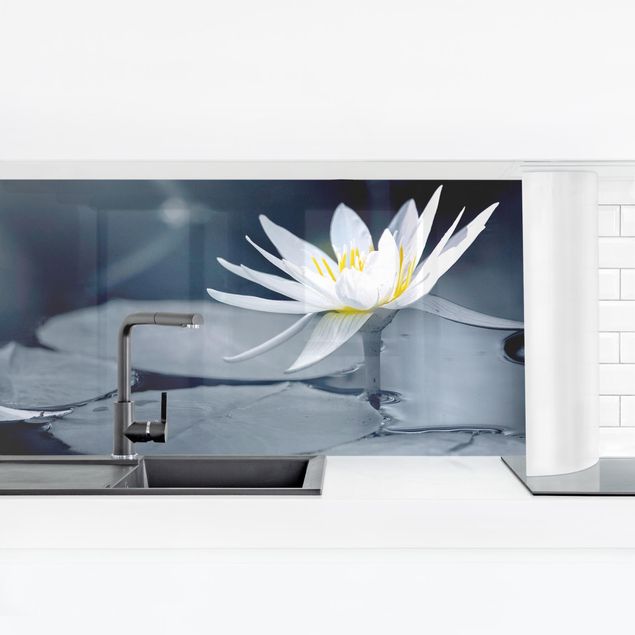 Backsplash de cozinha flores Lotus Reflection In The Water