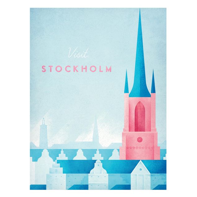 Quadros cidades Travel Poster - Stockholm