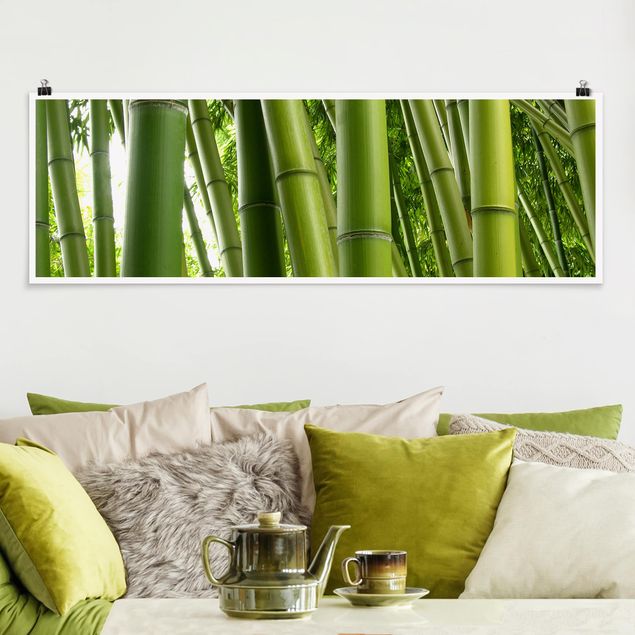 decoraçao para parede de cozinha Bamboo Trees