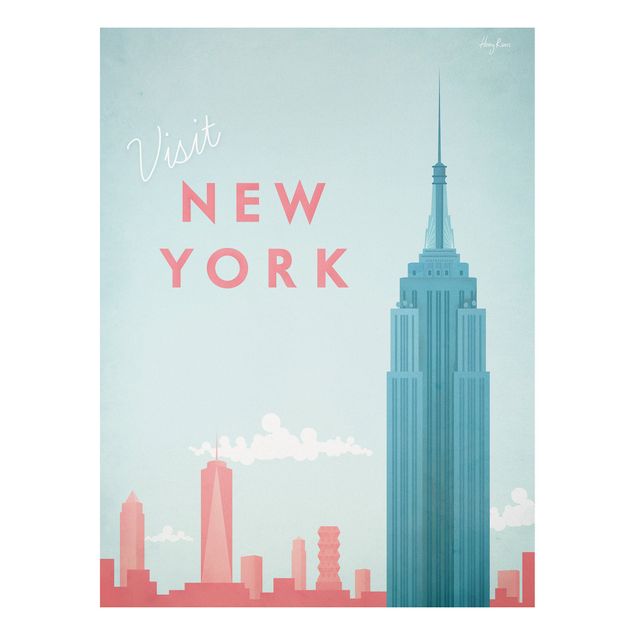 Quadros Nova Iorque Travel Poster - New York
