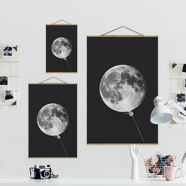 Quadros de Jonas Loose Balloon With Moon