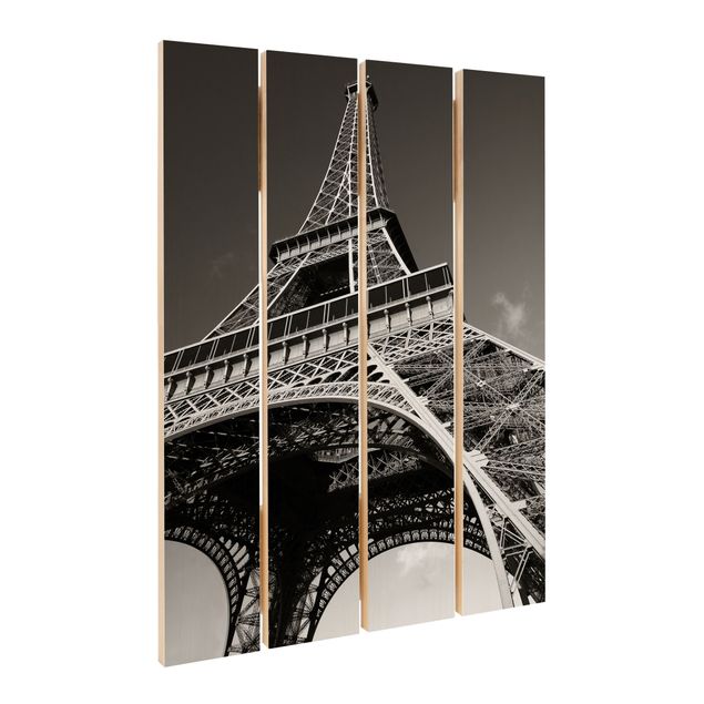 Quadros em madeira Eiffel tower