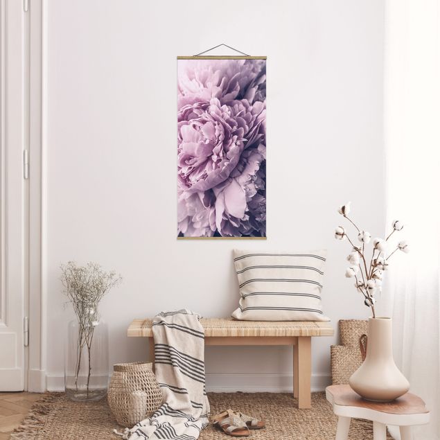 quadros de flores Purple Peony Blossoms