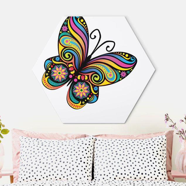 decoraçao para parede de cozinha No.BP22 Mandala Butterfly