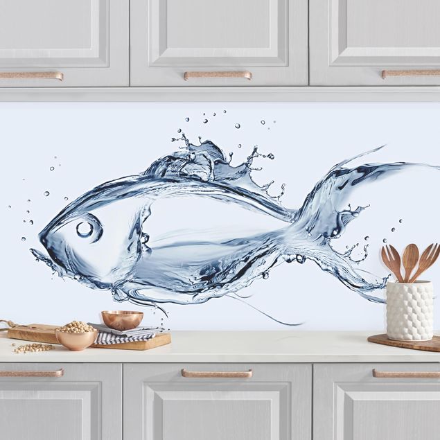 decoraçoes cozinha Liquid Silver Fish II