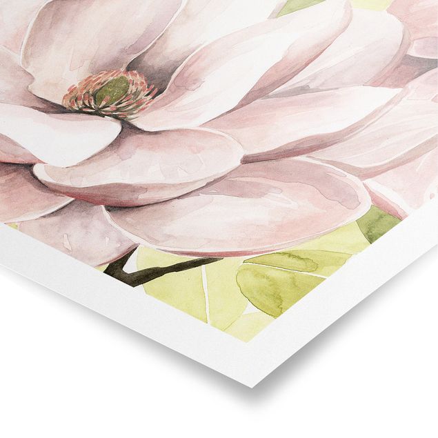 quadros flores Magnolia Blush I