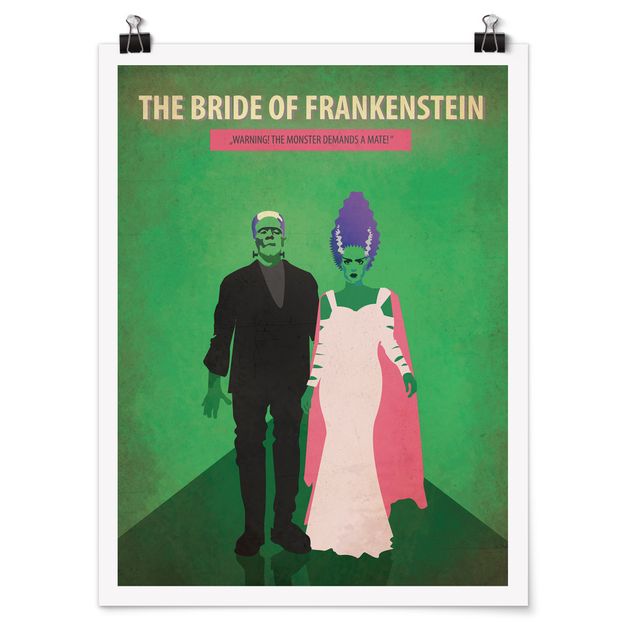 Quadros retratos Film Poster The Bride Of Frankenstein