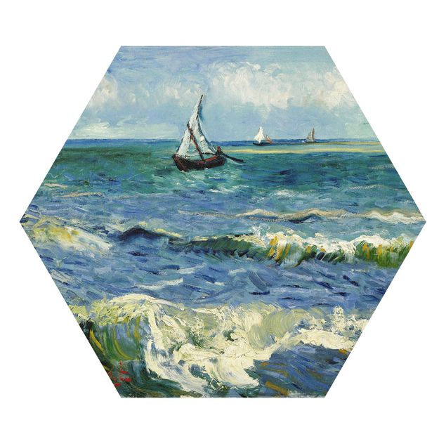 Quadros por movimento artístico Vincent Van Gogh - Seascape Near Les Saintes-Maries-De-La-Mer