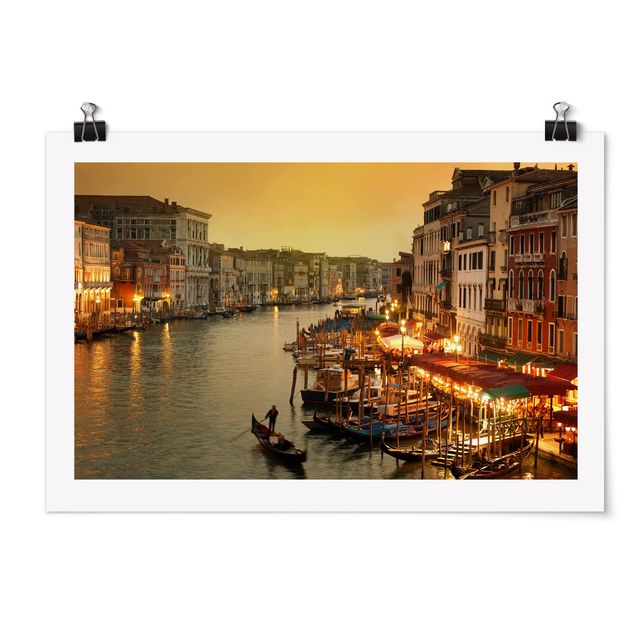 Quadros cidades Grand Canal Of Venice