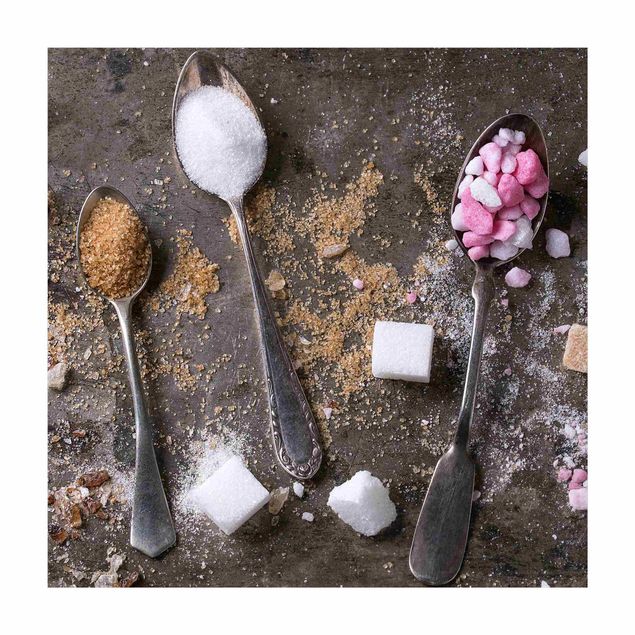 Tapetes cinzentos Vintage Spoon With Sugar